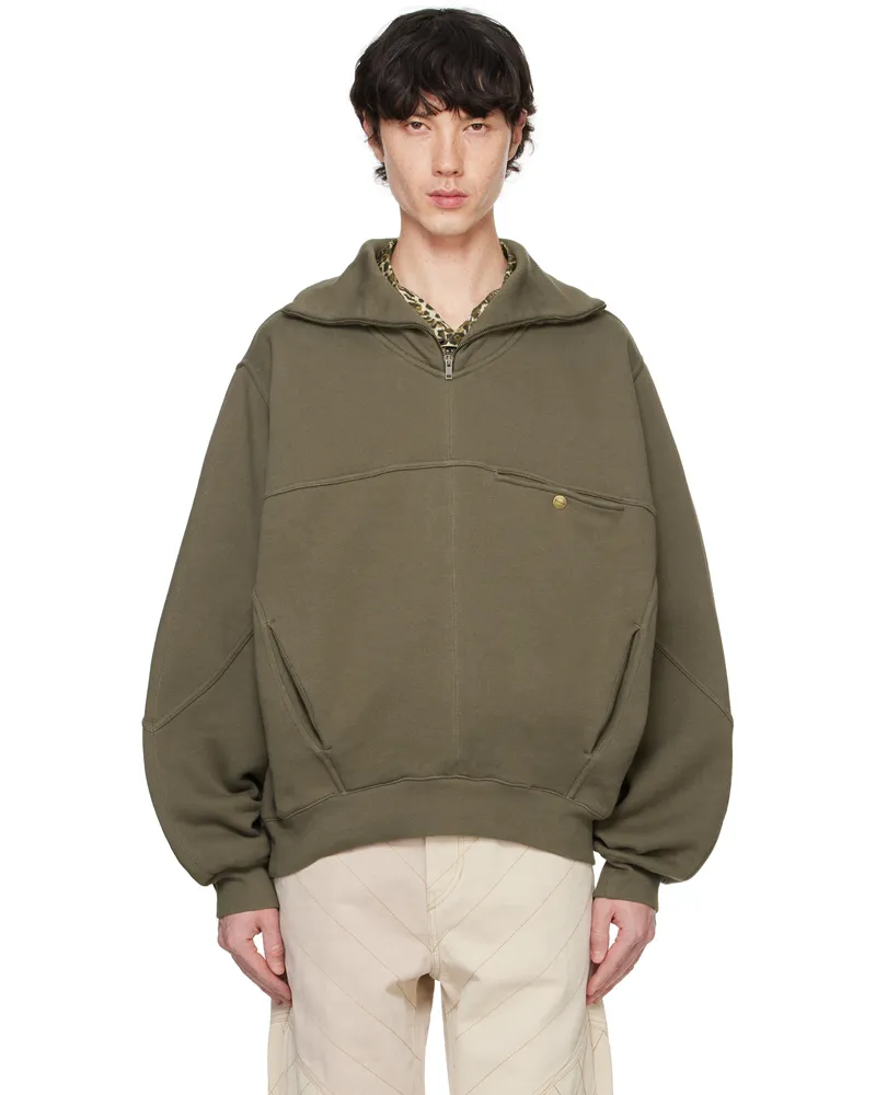 Isabel Marant Khaki Wilfrid Sweatshirt 67ki