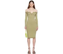 Green 'La Robe Maille Pampero' Midi Dress