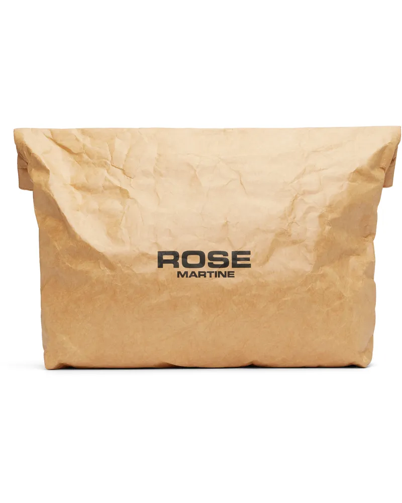 Martine Rose Tan Foldable Tote Beige