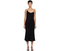 Black Carrie Midi Dress
