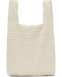 Bottega Veneta Beige Jacquard Tote String