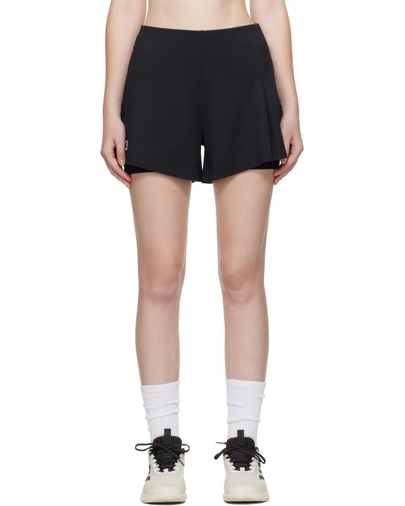 Y-3 Black US Open Tennis Match Pro Sport Shorts Black