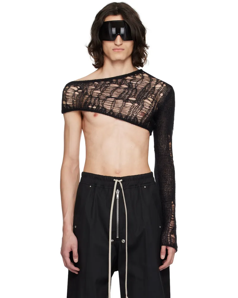 Rick Owens Black Ziggy Sweater 09