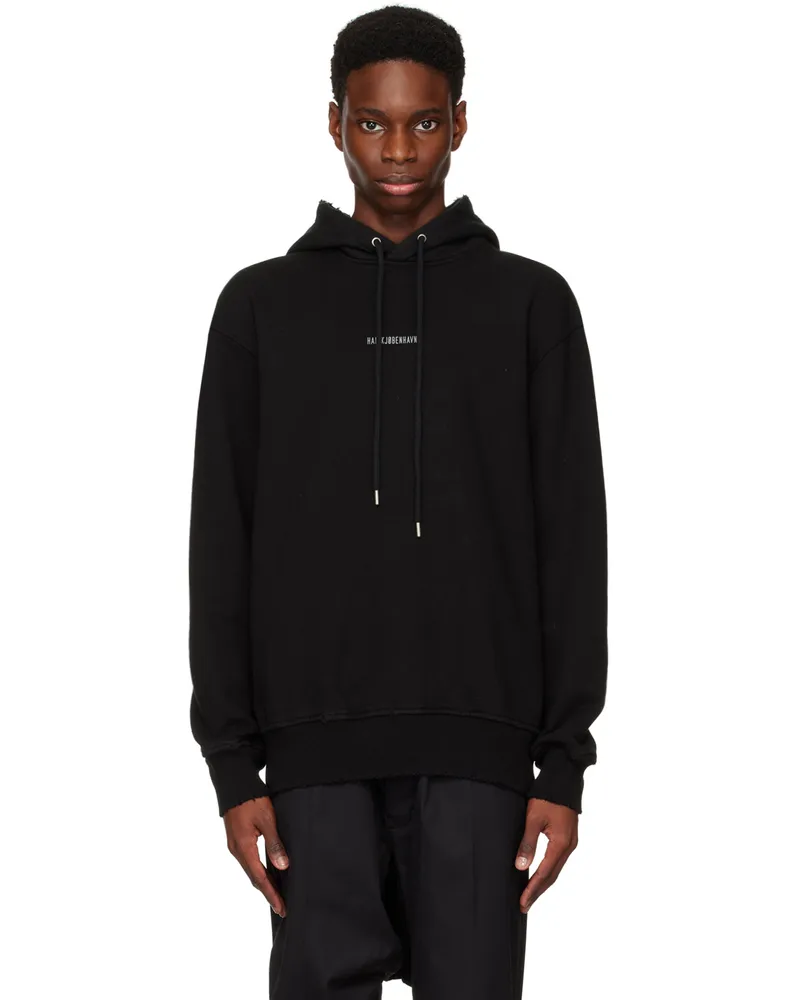 Han Kjøbenhavn Black Distressed Hoodie Distressed