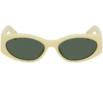 Yellow 'Les Lunettes Ovalo' Sunglasses