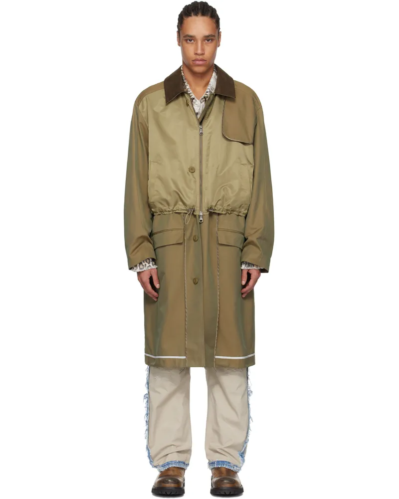 Andersson Bell Beige Bomber Mix Coat Beige