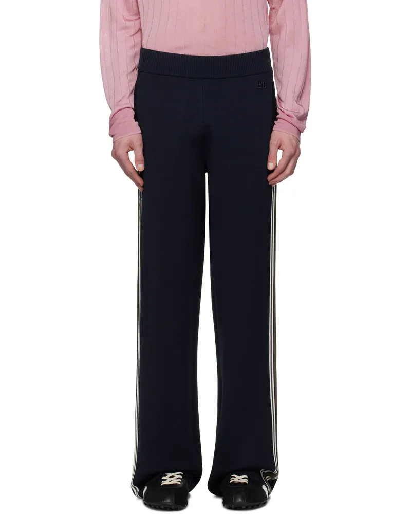 Wales Bonner Navy Tide Track Pants Navy