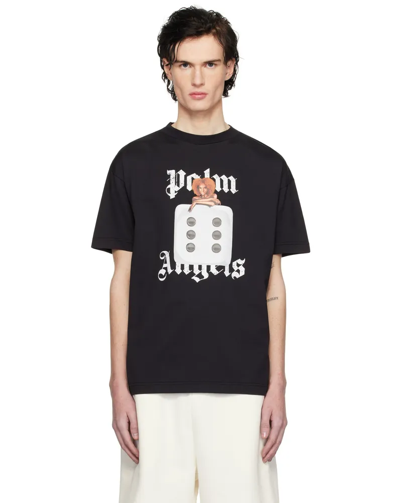 Palm Angels Black Pin Up T-Shirt Black