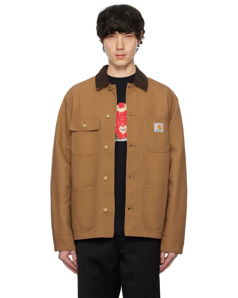Carhartt WIP Brown Michigan Chore Jacket 00s02