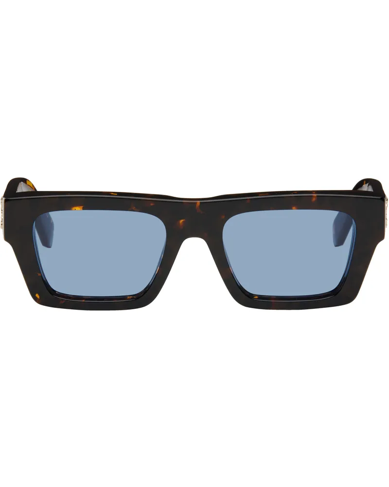 OFF-WHITE Brown & Black Oregon Sunglasses Havana