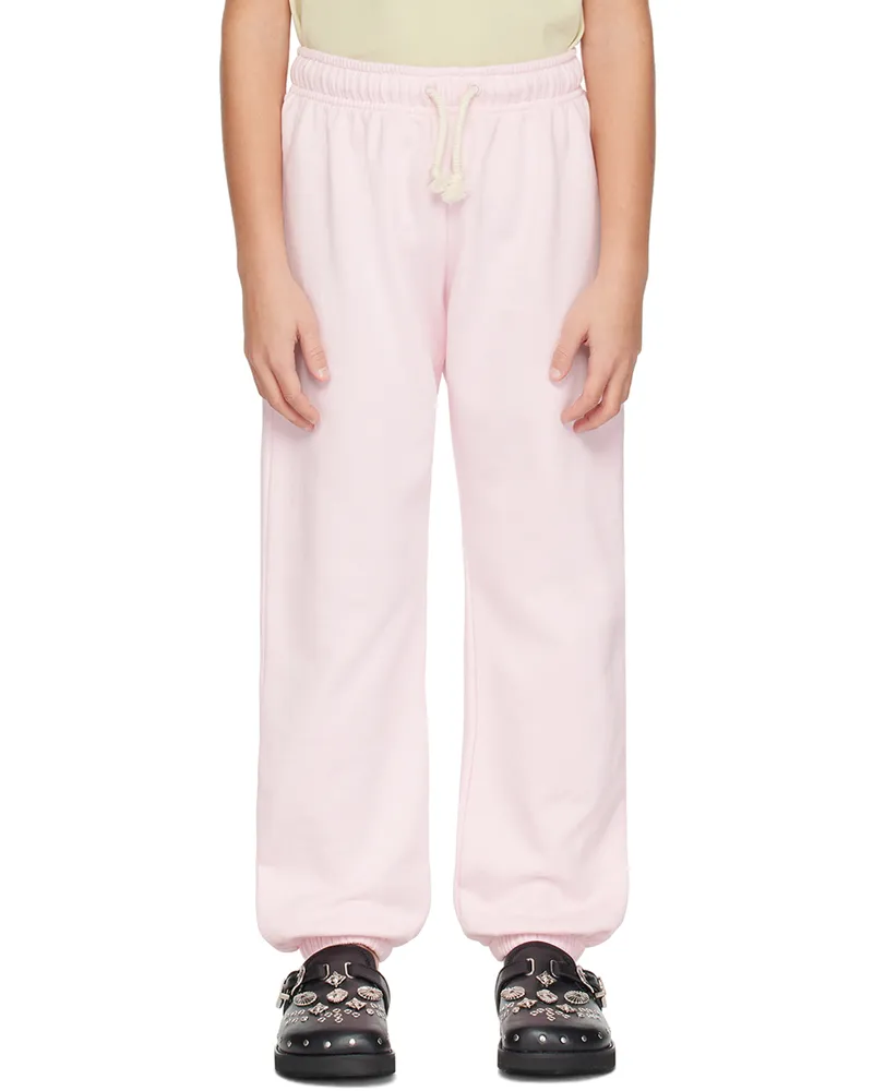 Acne Studios Kids Pink Patch Sweatpants Pink