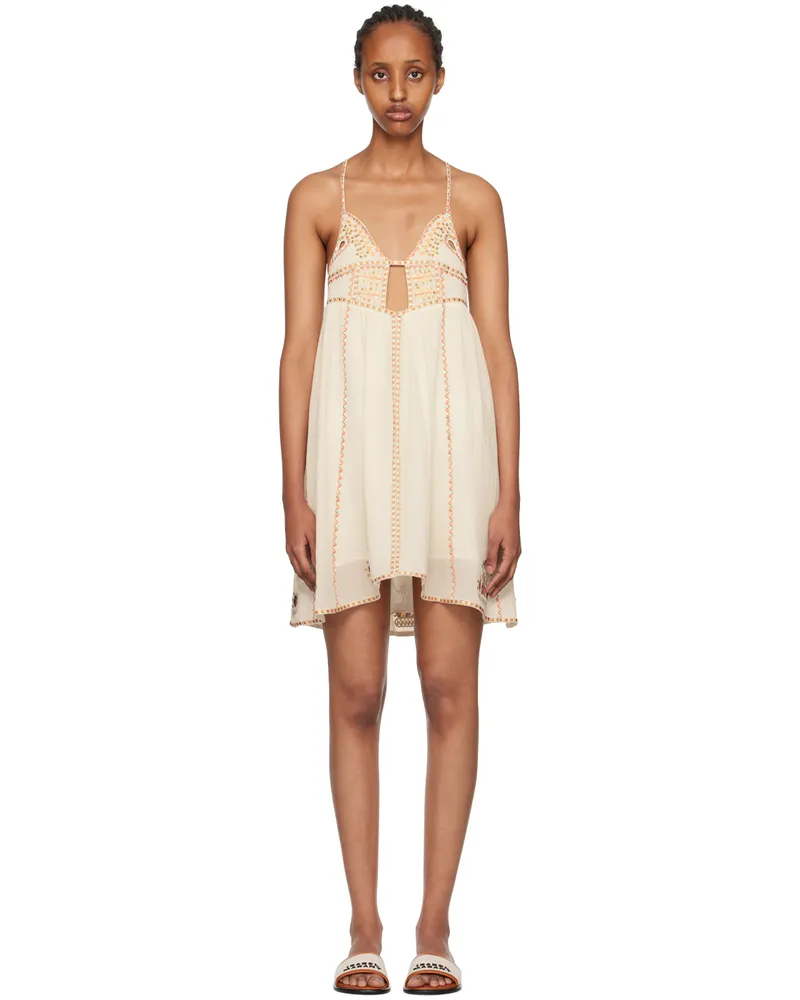 Isabel Marant Off-White Bretty Minidress 23ec