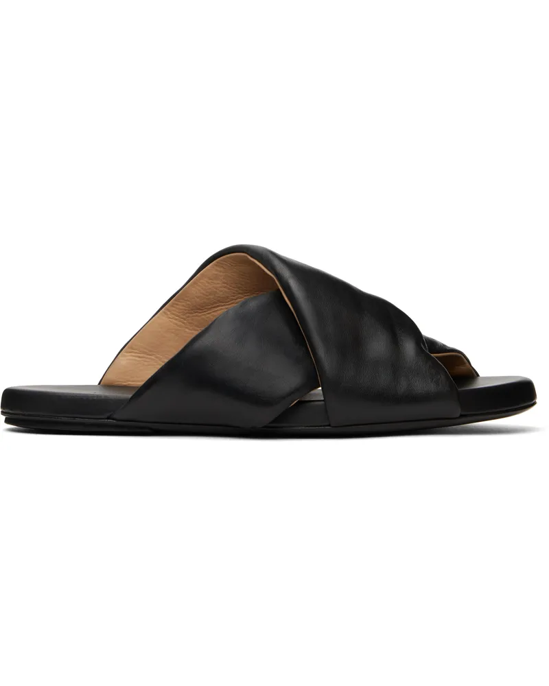 Marsèll SSENSE Exclusive Black Spanciata Sandals Nero