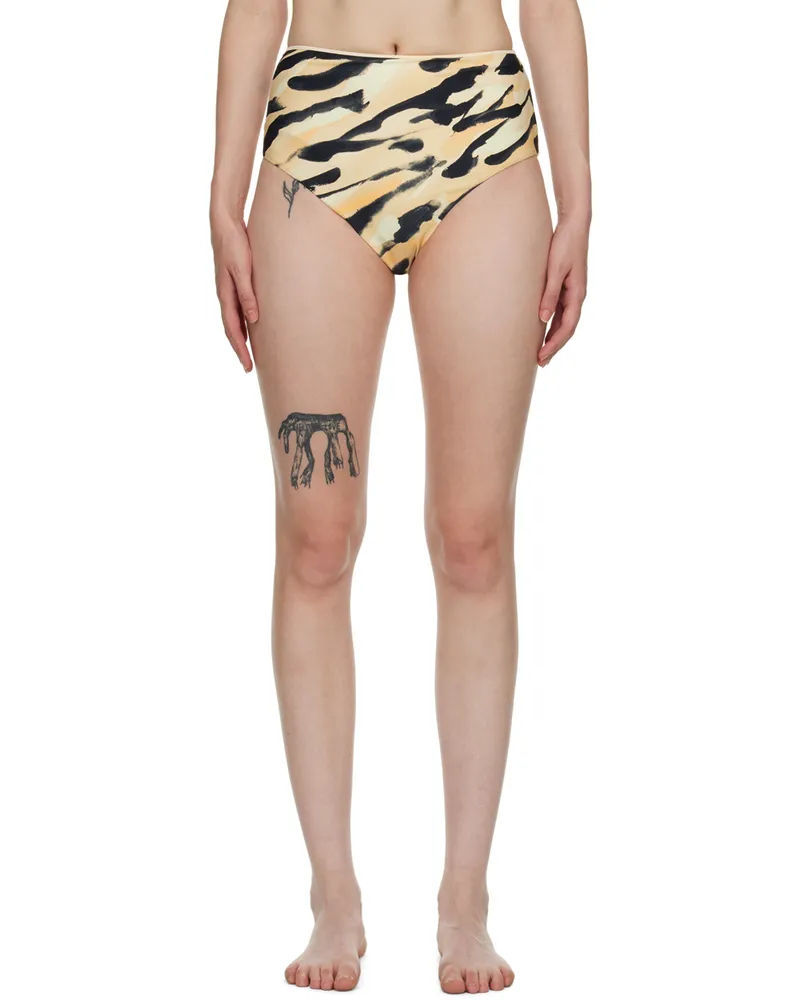 Nanushka Beige Bente Bikini Bottoms Hand