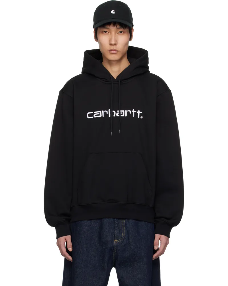 Carhartt WIP Black 'Carhartt' Hoodie 0d2xx