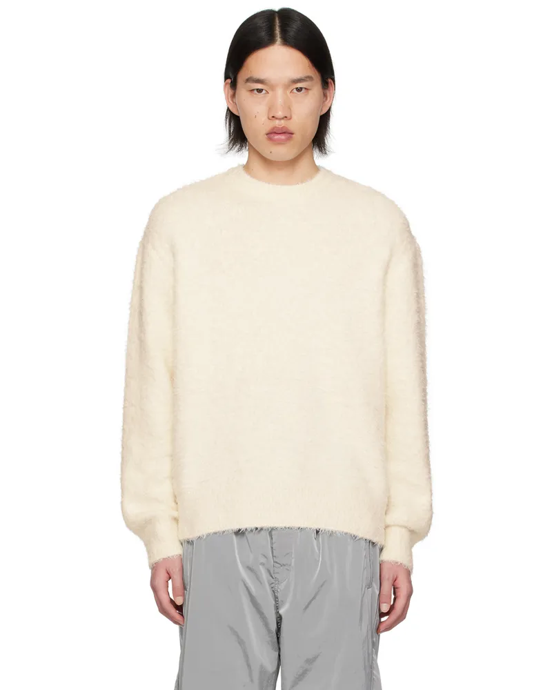 Wooyoungmi White Hairy Sweater 510w