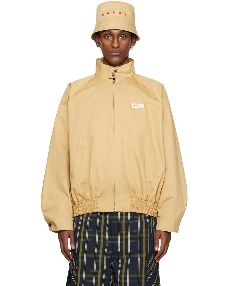Marni Beige Oversized Jacket 00w29