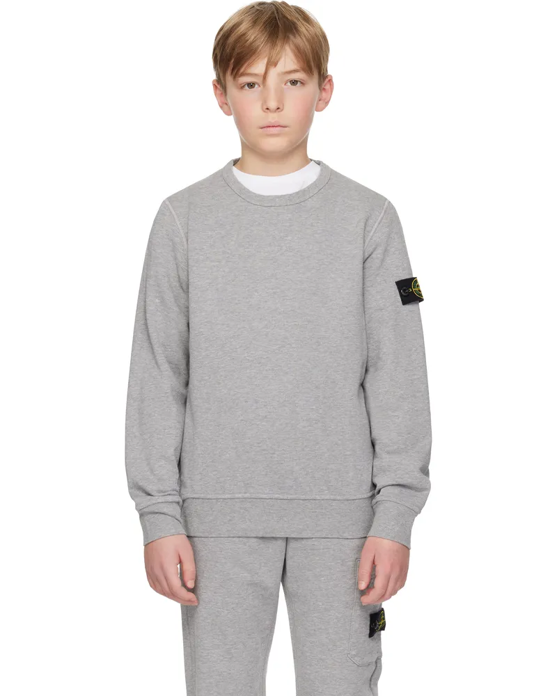 Stone Island Kids Gray 61320 Sweatshirt V0m64