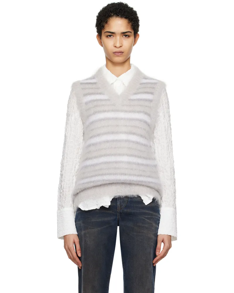 Marni Gray Fuzzy Wuzzy Vest Rgn02
