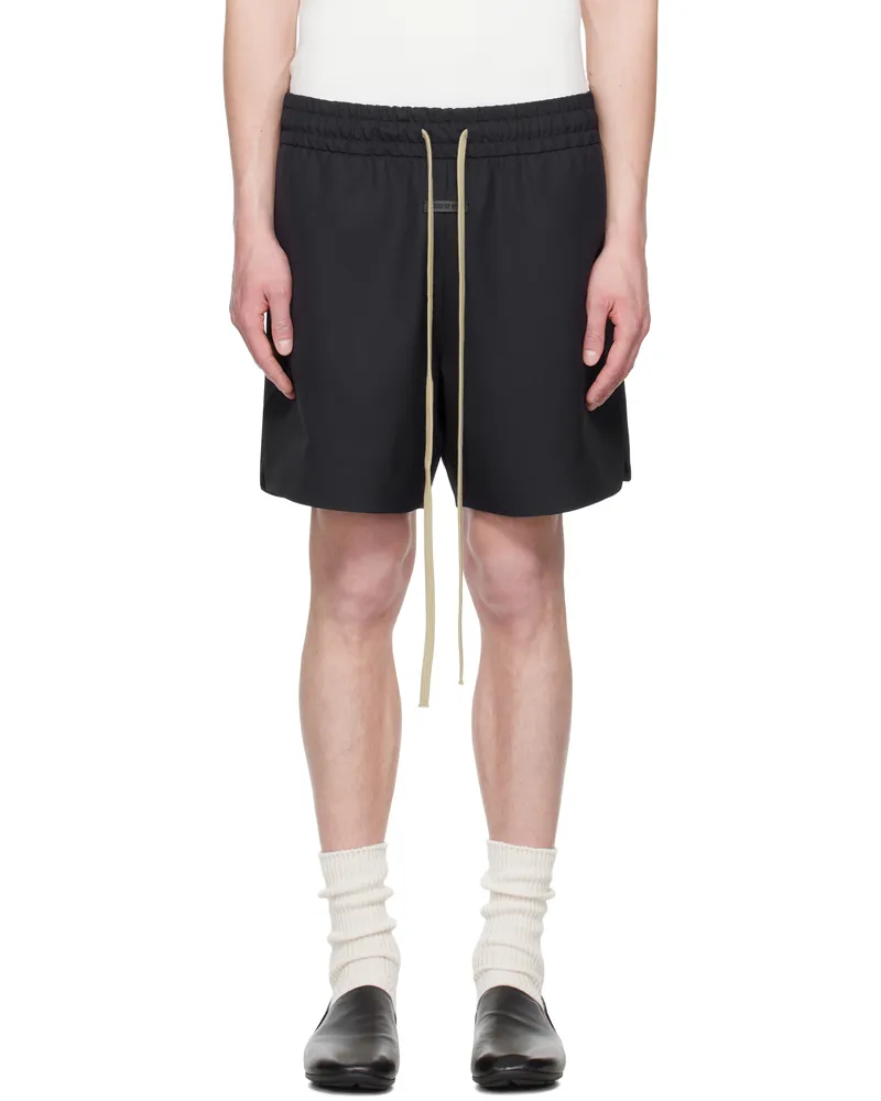 Fear of God Navy Wool Classic Shorts Navy