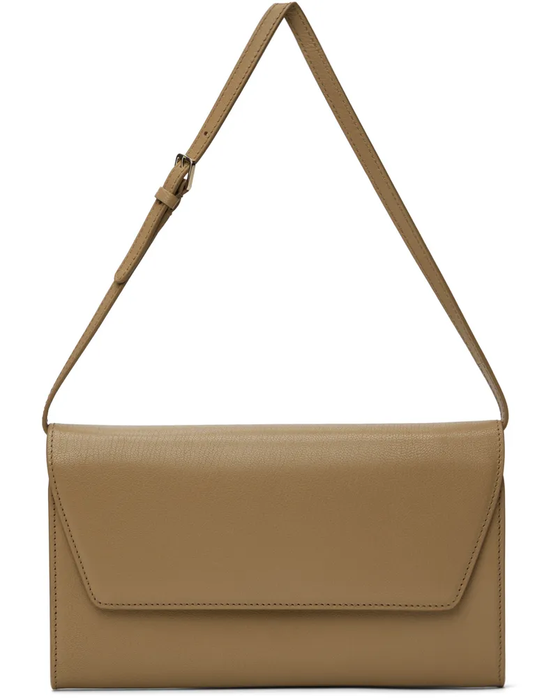The Row Tan Evening Clutch Wclg