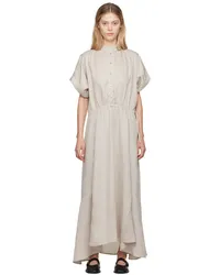 Étoile Isabel Marant Taupe Valencia Maxi Dress 23ec