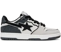 Gray & Black STA #5 Sneakers