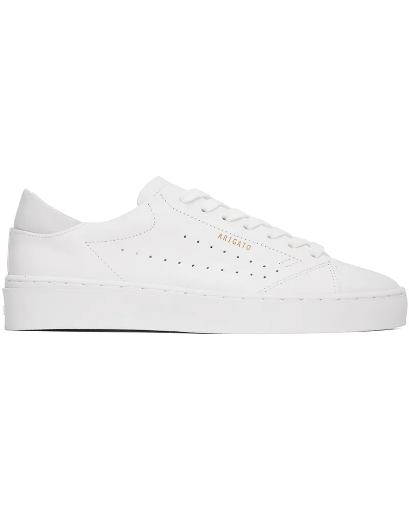 Axel Arigato White & Gray Court Sneakers White
