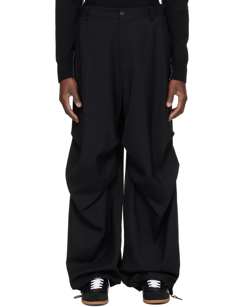 Maison Margiela Black Draped Trousers 900