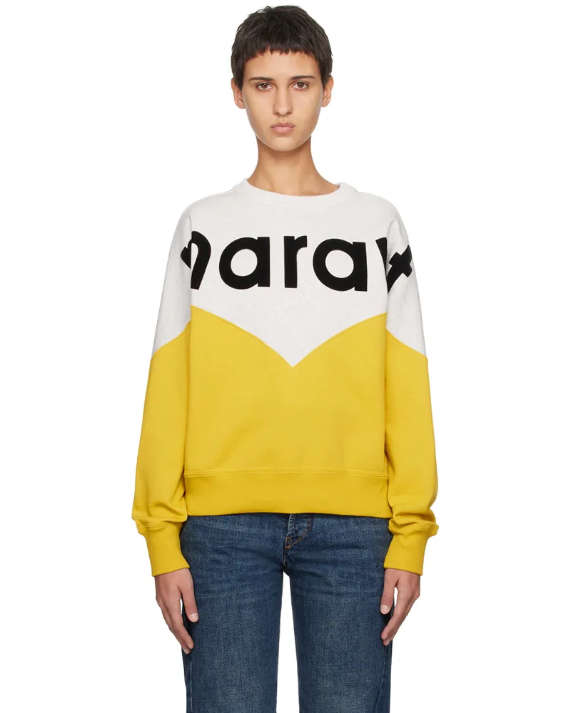 Étoile Isabel Marant Yellow Houston Sweatshirt 10yw