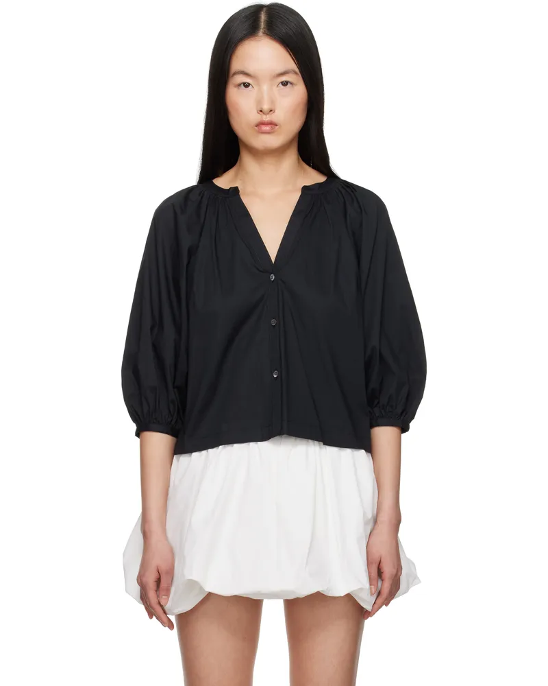STAUD Black Dill Blouse Blk