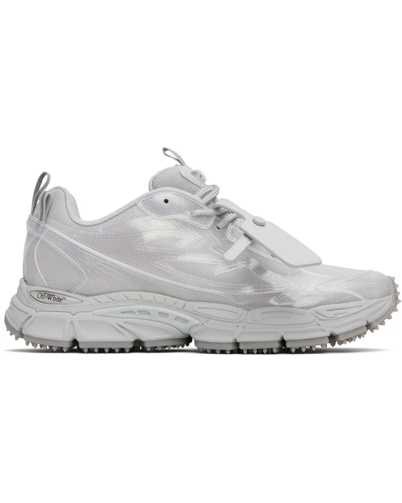 OFF-WHITE Gray Be Right Back Sneakers Trasparent