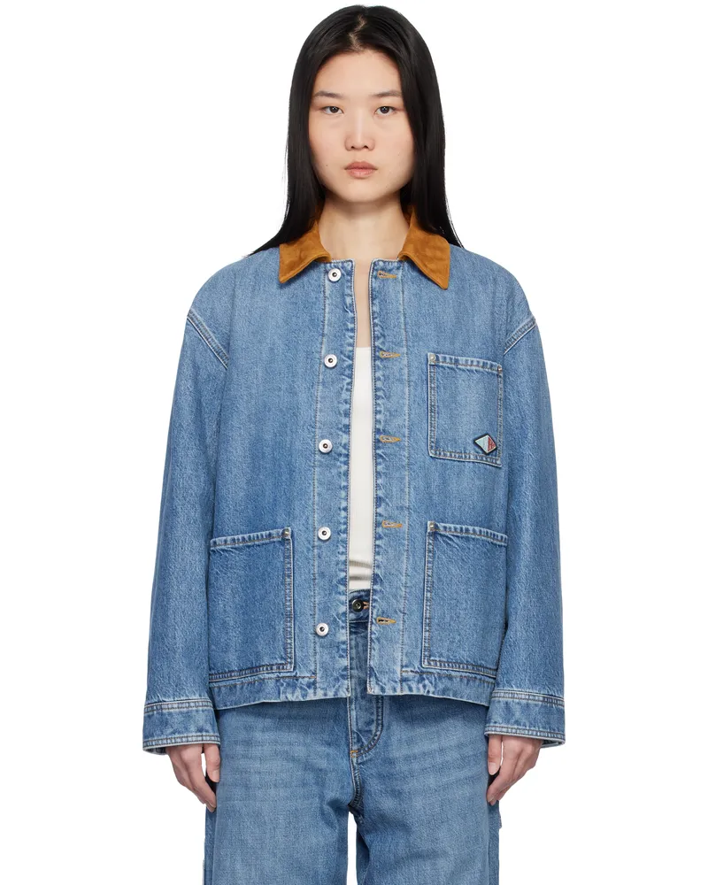 Bottega Veneta Blue Vintage Denim Jacket 4715