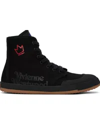 Vivienne Westwood Black High-Top Animal Gym Sneakers Nblack