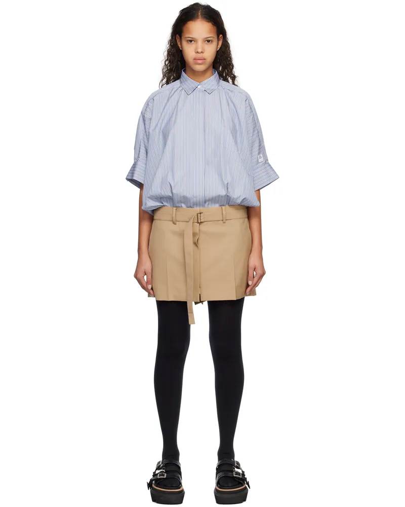 Sacai Blue Paneled Minidress 458