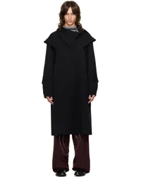 KIKO KOSTADINOV Black Bendix Coat Raven