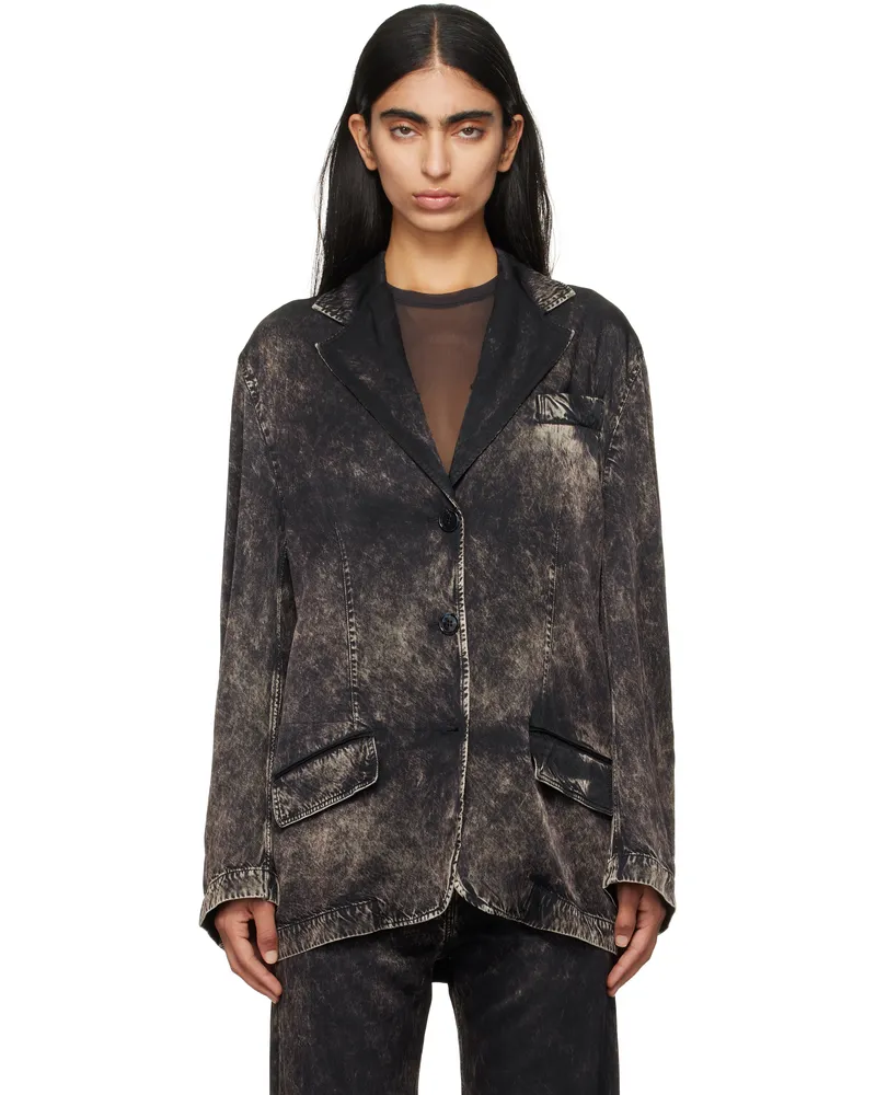 Acne Studios Black Single Breasted Blazer Bbj