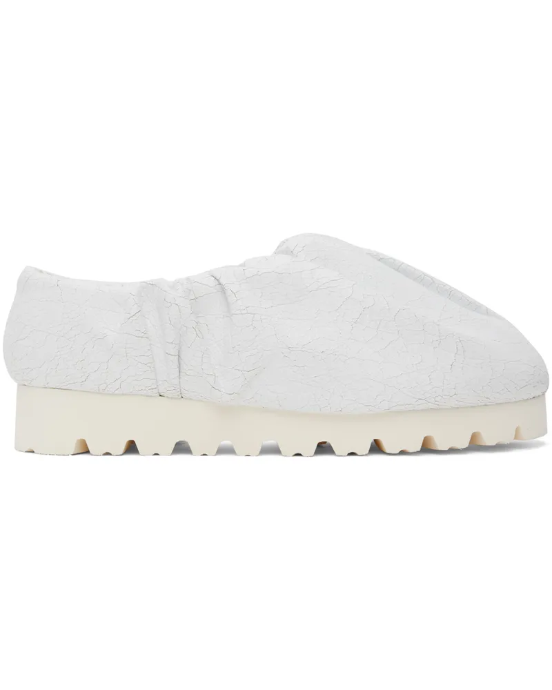 YUME YUME Off-White Camp Loafers White