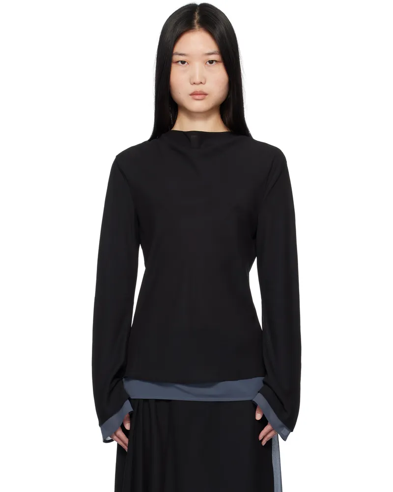 Holzweiler Black & Blue Leika T-shirt 1057