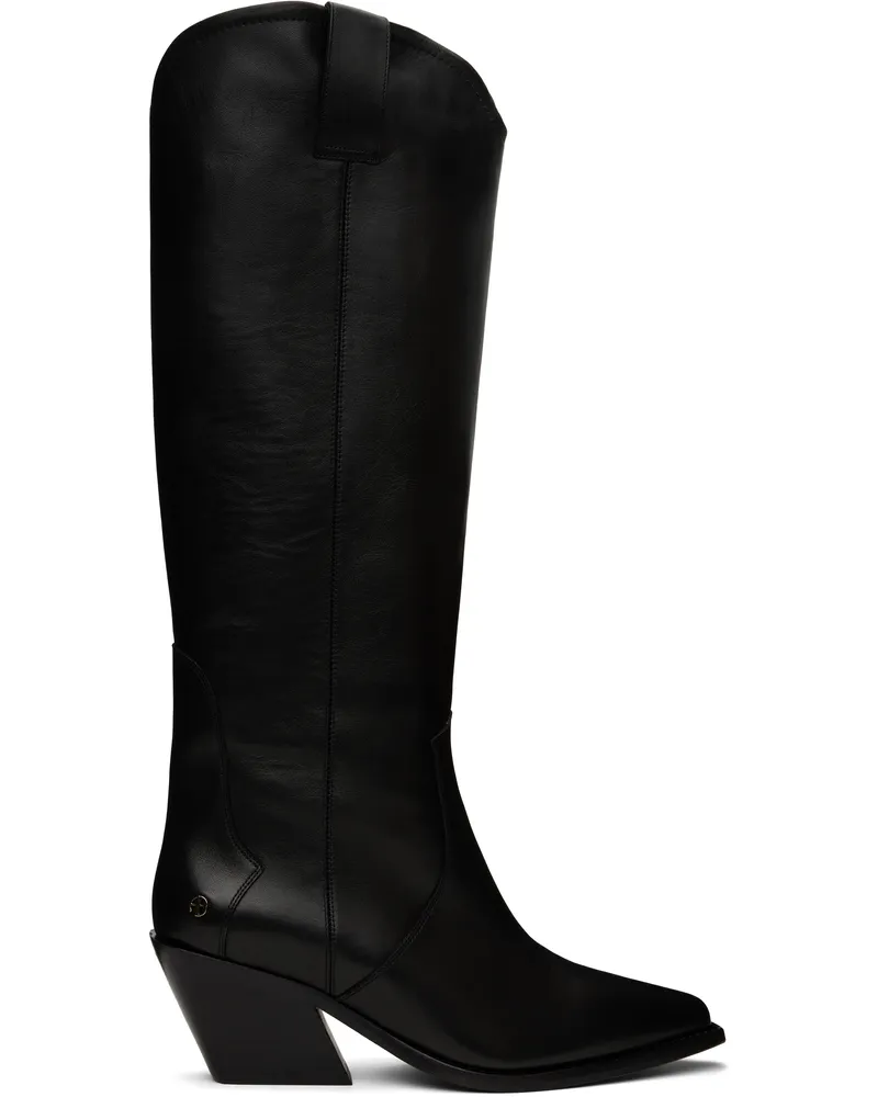 Anine Bing Black Tania Tall Boots Black