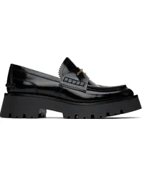 Alexander Wang Black Carter Mid-Heel Lug Loafers Black