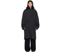 Black Strap Rain Coat