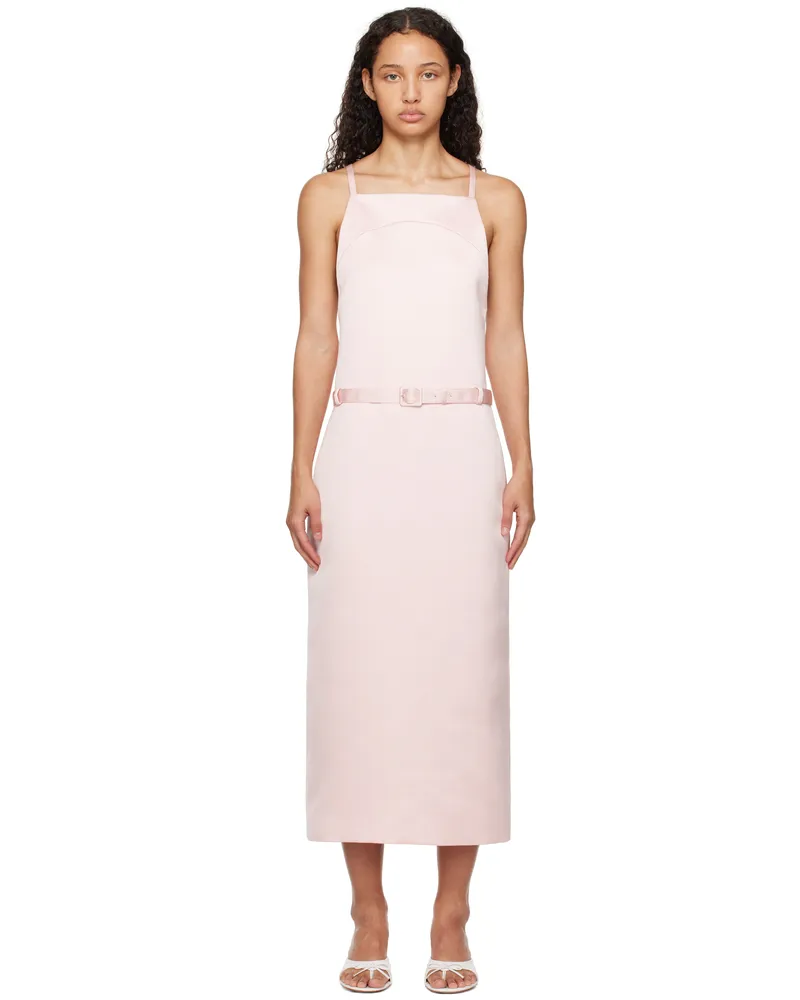 Sandy Liang Pink Jasper Maxi Dress 632
