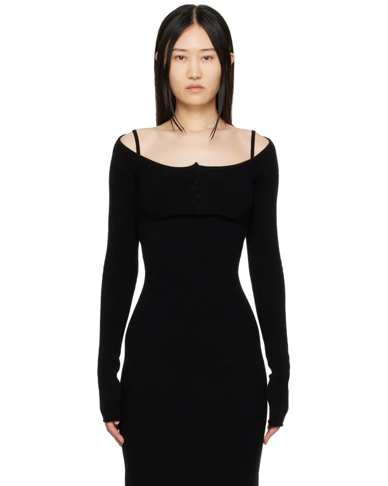 SPORTMAX Black Ugo Cardigan 005
