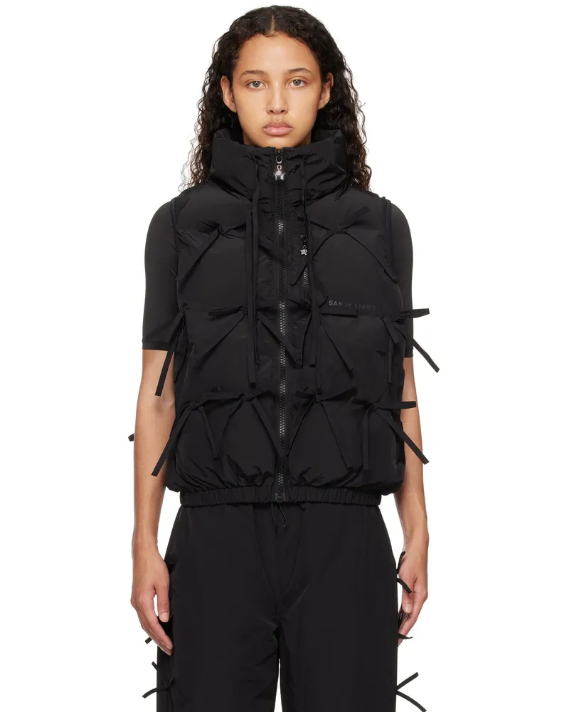 Sandy Liang Black Patro Vest 001