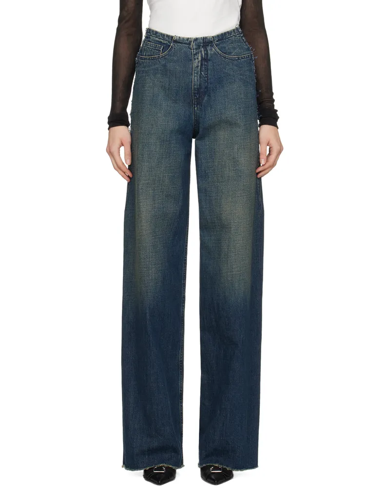 Maison Margiela Blue Five-Pocket Jeans 961