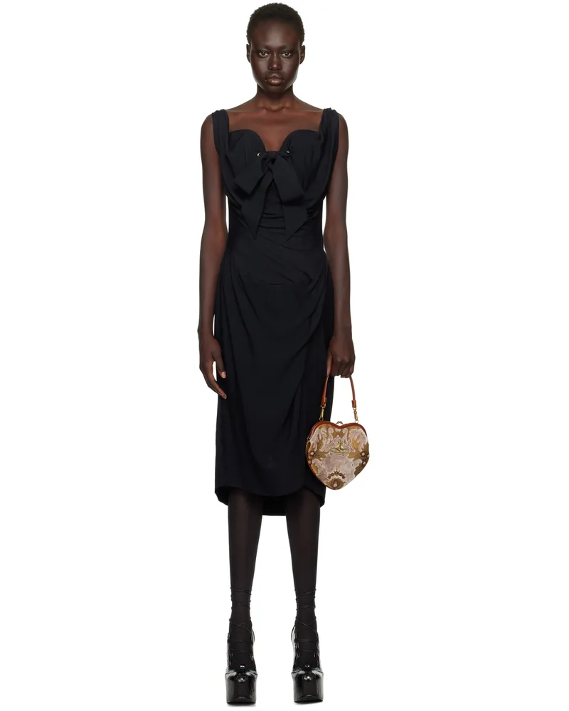 Vivienne Westwood Black Iwona Midi Dress N401