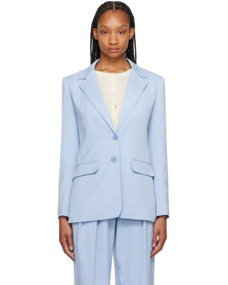 STAUD Blue City Blazer Pwkl