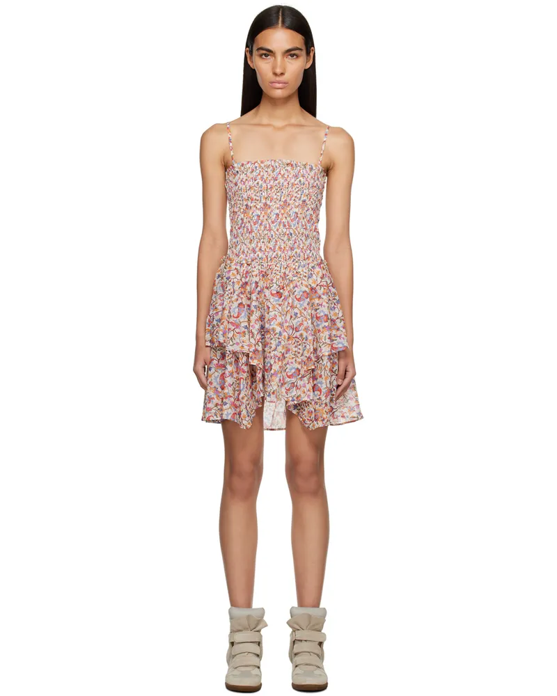 Étoile Isabel Marant Multicolor Anka Minidress Ecor