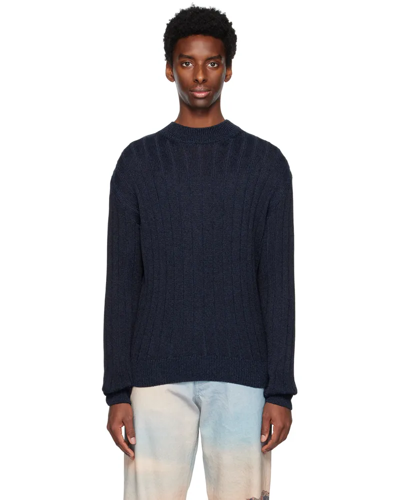 Sunflower Navy Mick Sweater 200